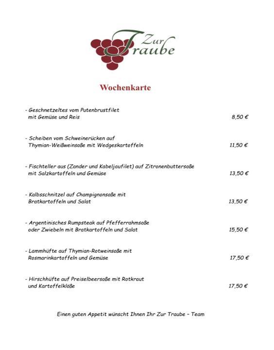 Restaurant Zur Traube